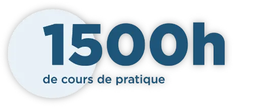 1500 heures de pratique • formation ostéopathie chiffres clés